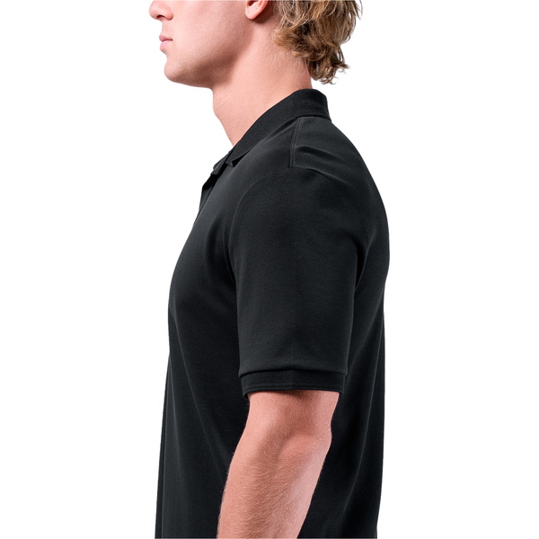 Zhik Mens Pima Cotton Polo POL-0170-M-BLK - Black